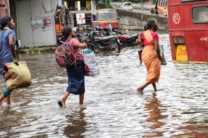 Heavy rainfall batters Kerala, orange alert issued in 4 districts￼